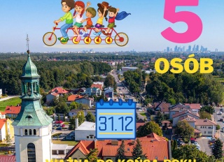 Z karty może jednocześnie korzystać 5 osób. karta ważna jest do 31 grudnia