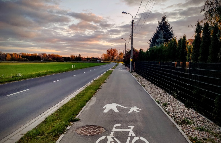 Szlak rowerowy Stare Babice - Izabellin - Mariew - Stare Babice