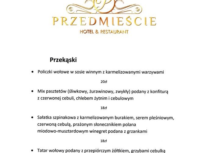 Przedmieście Hotel & Restaurant