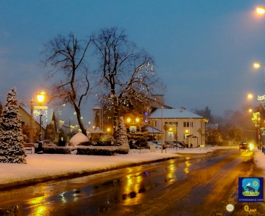 Pierwszy listopadowy śnieg - urząd gminy Stare Babice